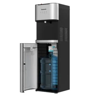 Panasonic Bottom Loading Water Dispenser Black Stainless Steel